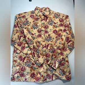 Banana Republic Multicolor Floral Men's Shirt 100% Cotton